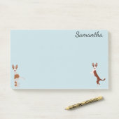 イビザンハウンドポデコパーソナライズされた ポストイット (デスク)