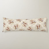 イビザンハウンド絵を描ズなめらかな赤オリジナルドッグアート ボディピロー (正面)