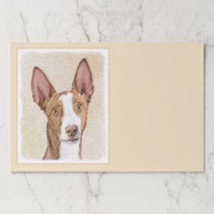 イビザンハウンド絵画ズ – かわいいオリジナルドッグアート ペーパーパッド