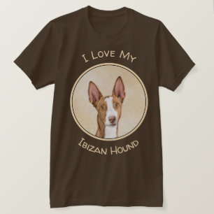 イビザンハウンド絵画ズ – かわいいオリジナルドッグアート Tシャツ