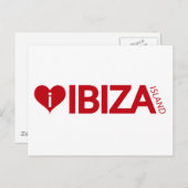 イビザ島のオリジナルで本物のようなお土産が好き ポストカード (正面/裏面)