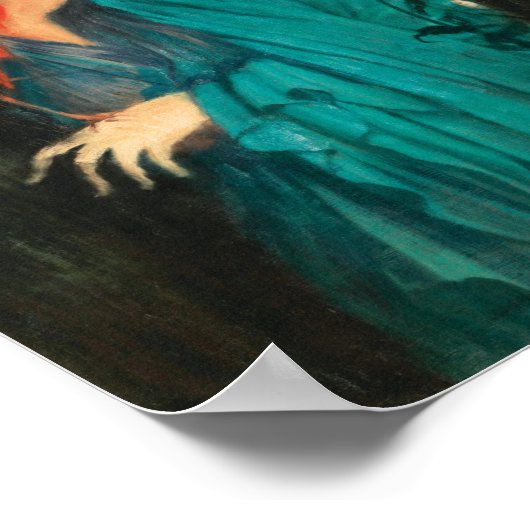 イビスウィングウーマンファインアートバイエドガー ポスター (角)