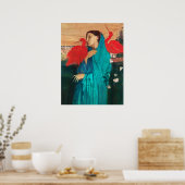 イビスバイエドガー・デガの少女 ポスター (キッチン)