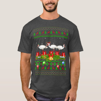 イビスバーズ恋人クリスマス照明サンタ醜イビスチャール Tシャツ