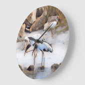 イビス&ウッドストルク ラージ壁時計 (傾斜)