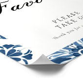 イビリーレモンポジターノブライダルシャワーサイン ポスター (角)