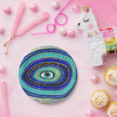 イビルアイアミュレットオーナメント ペーパープレート (パーティー)