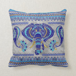 イビルアイエレファント装飾柄 クッション