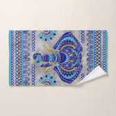 イビルアイエレファント装飾柄 バスタオルセット (ハンドタオル)