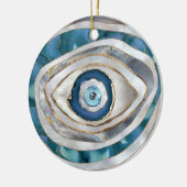 イビルアイミネラル質感と金ゴールド セラミックオーナメント (左)