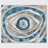 イビルアイミネラル質感と金ゴールド ラッピングペーパー (フラット)