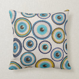 イビルアイモザイクタイル模様 クッション