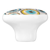 イビルアイモザイクタイル模様 セラミックノブ (側面)