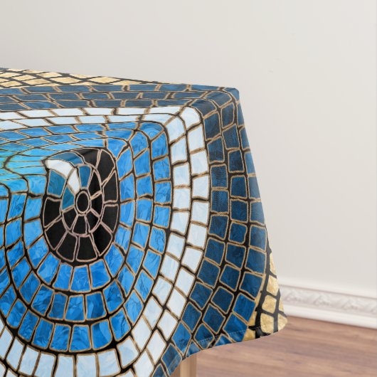 イビルアイモザイクタイル模様 テーブルクロス (インサイチュ)