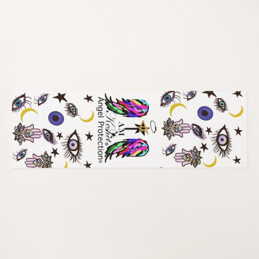 イビルアイヨガマットバイアムケシェエンジェルプロテクション ヨガマット (裏面(横))