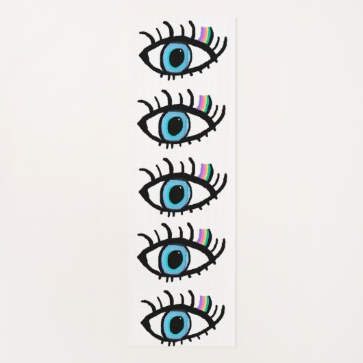 イビルアイヨガマットバイアムケシェエンジェルプロテクション ヨガマット (正面)