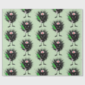 イビルナースミームダークユーモアおもしろいメディカル ラッピングペーパー (フラット)