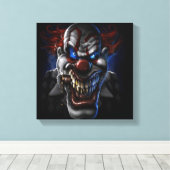 イビルピエロと葉巻 キャンバスプリント (インサイチュ (ウッドフロア))