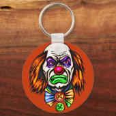 イビルピエロ顔 キーホルダー (正面)