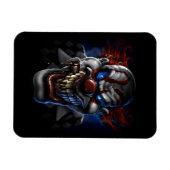 イビルピエロ顔 マグネット (横)