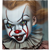 イビルベビーピエロ シャワーカーテン (正面)