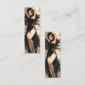 イビル小妖精や小人クイーンアニメ スキニー名刺 (正面/裏面)