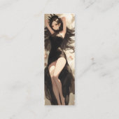 イビル小妖精や小人クイーンアニメ スキニー名刺 (裏面)