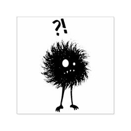 イビル疑問に思キャラクターのダークゴシック セルフインキングスタンプ