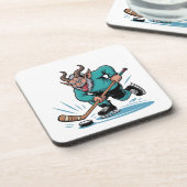 イビル・クランプ遊スのアイスホッケークリスマススポーツ コースター (左側)