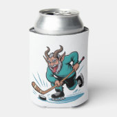 イビル・クランプ遊スのアイスホッケークリスマススポーツ 缶クーラー (缶正面)