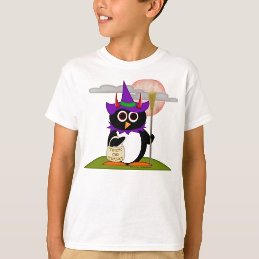 イビル・ペンギン™ハロウィンシャツ Tシャツ (正面)