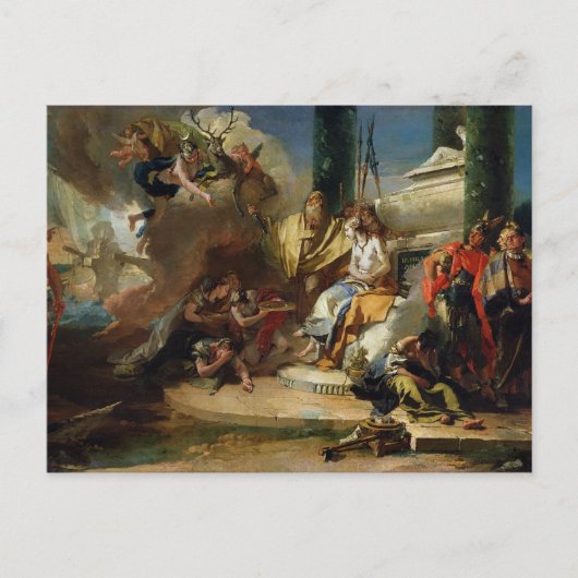 イフィゲニアの犠牲 ポストカード (正面)