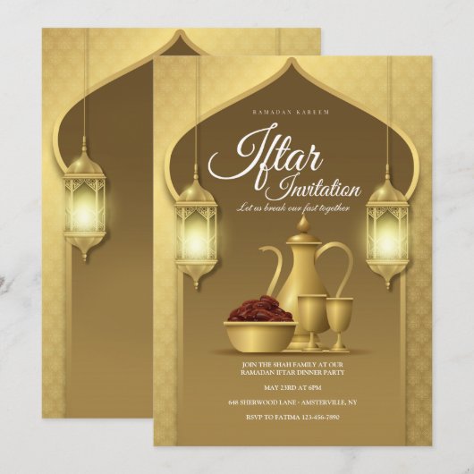 イフタルへの招待 招待状 (正面/裏面)