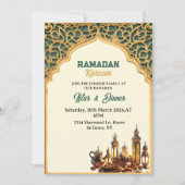 イフタル・パーティー ラマダーンの夕食 2025 招待状 (正面)