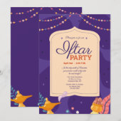 イフタル・パーティー 招待状 (正面/裏面)