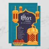 イフタル ランタン ディナー パーティー 招待状 (正面/裏面)