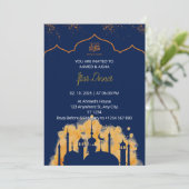 イフタールディナー招待ラマダン水の色のモスク 招待状 (スタンド正面)