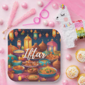 イフタール使い捨て紙プレート ペーパープレート (パーティー)