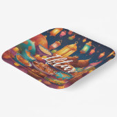 イフタール使い捨て紙プレート ペーパープレート (傾斜あり)