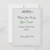 イフタール・ディナー 招待状 (裏面)