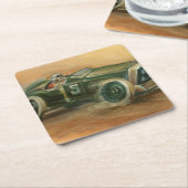 イフランスのサンハーパーのグランプリ スクエアペーパーコースター (アングル)