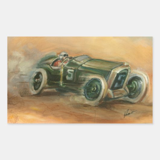 イフランスのサンハーパーのグランプリ 長方形シール (正面)