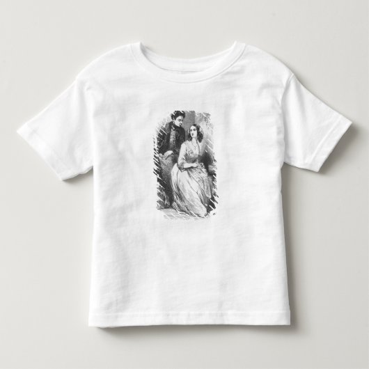イブおよびデイヴィッドSechard トドラーTシャツ (正面)