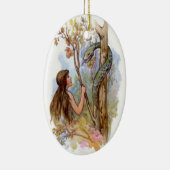 イブおよび蛇 セラミックオーナメント (右)
