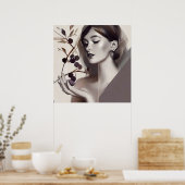 イブと禁断の果実、女性のモダン壁 ポスター (キッチン)