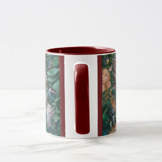 イブの動物そしてAppearancceを示しているアダム マグカップ