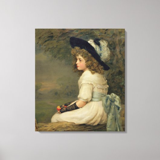 イブの娘,梨の年次,クリスマス, 1899 キャンバスプリント (正面)