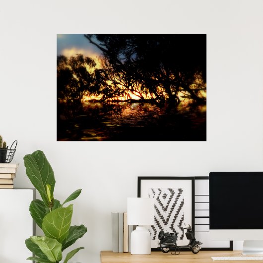 イブの風景 ポスター (ホームオフィス)