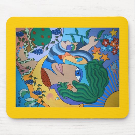 イブの3つの顔 マウスパッド (正面)