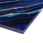 イブナルアイブルーアゲードジオードディティタルアート カッティングボード (角)